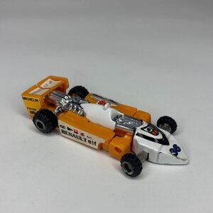 Vintage Transformer GoBots Yellow Formula 1 Renault Elf